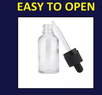 10pcs Clear Glass Pipette Bottles Round 30ml empty Boston eye dropper bottle with cap is perfect for storing essential oils, tinctures, and liquids. Secure, reusable, and ideal for easy dispensing
