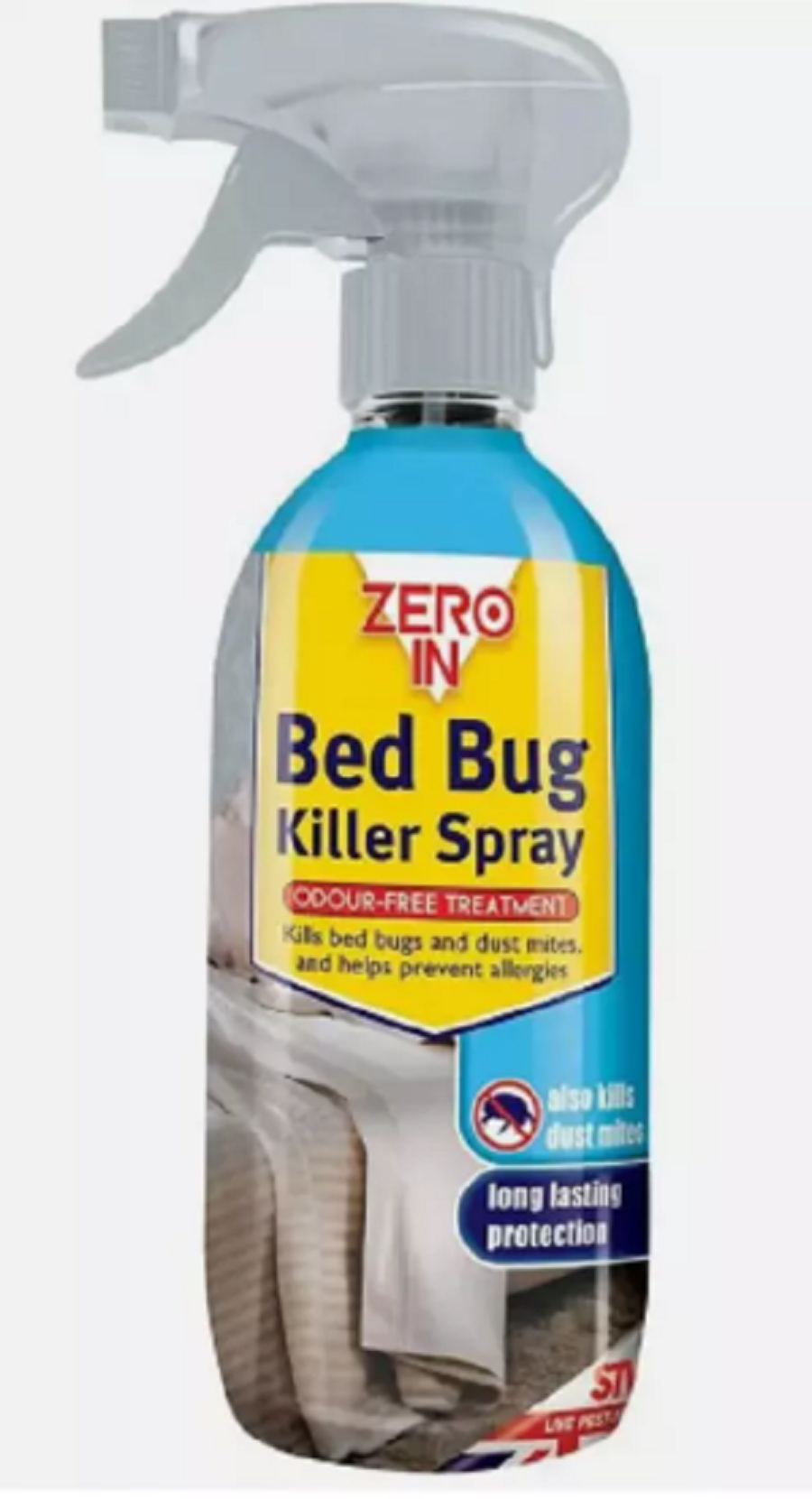 3 x Bed Bug & Dust Mite Killer Spray 500ml Bug Control Treatment Dust Repellent