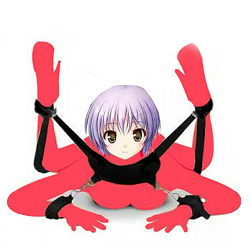 Bondage Set Under Bed Kit Handcuffs Ankle Restraint Straps Adult Toy for Couple