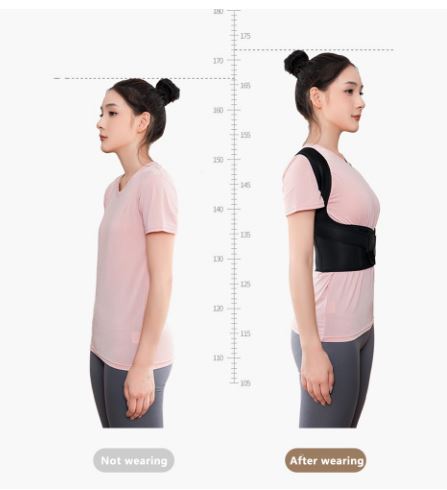 Posture Correction Strap 3D Clipping Hunchback Corrector for Women Adjustable Back Support for Better Posture and Spine Alignment