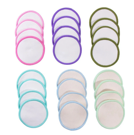 20 x Make up Remover Pads Microfiber Cleaner Puff Reusable Face Cleansing Cloth