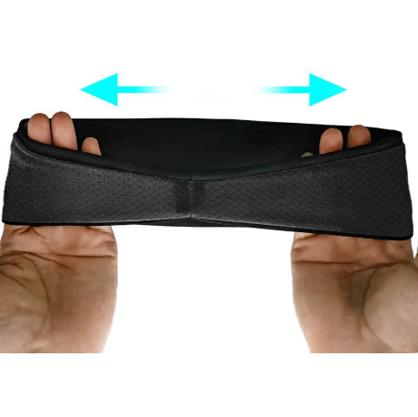 Sports Headbands Exercise Hair Bands Unisex Yoga Sweatbands for Men Women - Black