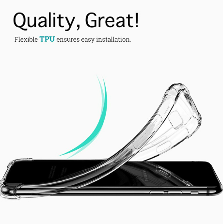 Clear TPU Back Case Soft Skin Silicone Protective Phone Case Transparent Cover for Samsung Galaxy S10