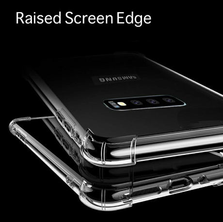 Clear TPU Back Case Soft Skin Silicone Protective Phone Case Transparent Cover for Samsung Galaxy S10