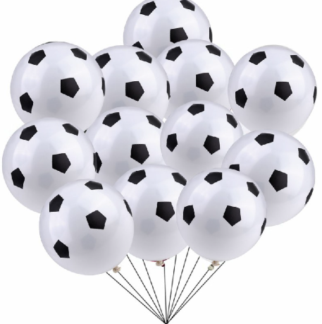 25 pcs 12inch Football Printed Latex Balloons for Party World Cup Decoration Balloon