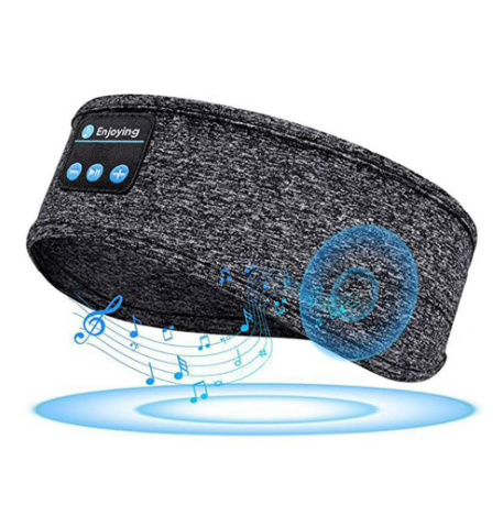 Wireless Bluetooth Headband Sleeping Eye Mask Headphones Headset Music Sports