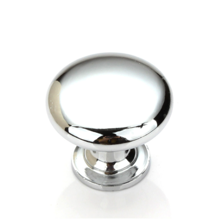 28mm Zinc Alloy Round Stainless Steel Kitchen Cabinet Knobs Drawer Handles Cupboard Knobs