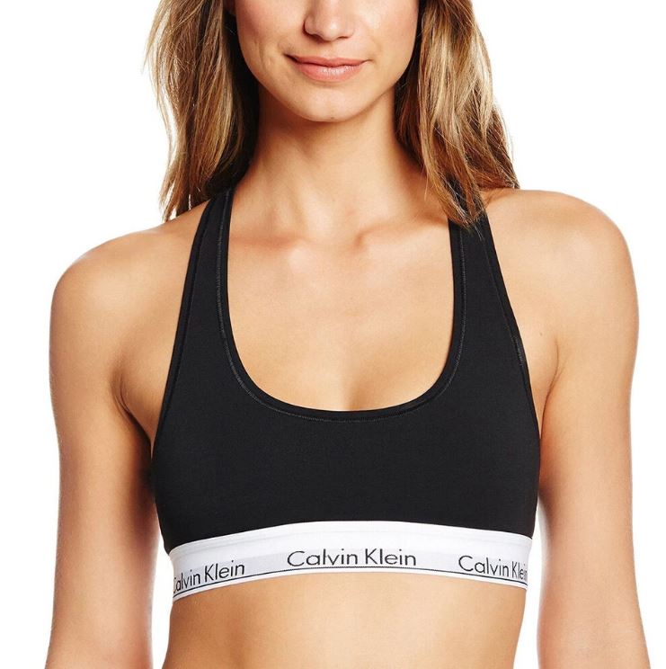 Calvin Klein Cotton Stretch Women's Bralette & Thong Set soft, breathable fabric, perfect fit for everyday comfort and style-Black