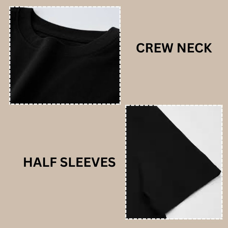 Burberry Short Sleev Tee shirt cotton crew neck Soft, breathable with a classic fit. Perfect for everyday wear, layering, or lounging in comfort and style wit rose logo- Black
