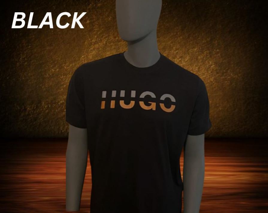 Hugo Boss Men's Cotton T-Shirt – Classic Crew Neck, Short Sleeve, Soft & Breathable Everyday Tee for Casual Style & Comfort