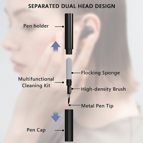 Bluetooth Earbuds Cleaning Pen Durable Clean Pen Brush for Airpods 1 2 3 PRO
