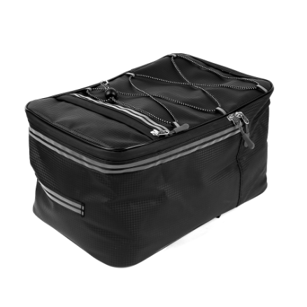 Bicycle Rear Seat Bag Waterproof Cycling Bike Pannier Reflective Rack Pack with Rain cover