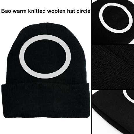 Mens Womens Beanie Knitted Hat Halloween Party Cosplay Costume - Square