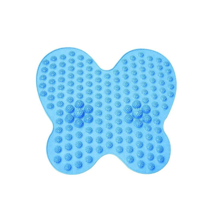 36.5cm Massage Reflexology Mat Washable Foot Pain Relief Mat Butterfly Shape - Random Colour