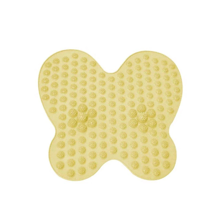 36.5cm Massage Reflexology Mat Washable Foot Pain Relief Mat Butterfly Shape - Random Colour