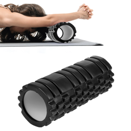 Foam Fitness Roller Deep Tissue Massage Roller Muscle Trigger Point Massager for Sore Muscles Recovery