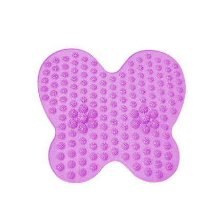 36.5cm Massage Reflexology Mat Washable Foot Pain Relief Mat Butterfly Shape - Random Colour