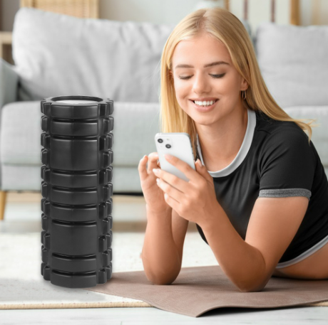 Foam Fitness Roller Deep Tissue Massage Roller Muscle Trigger Point Massager for Sore Muscles Recovery