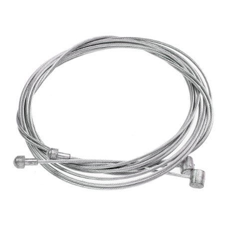 Bicycle Complete Front and Rear Inner Outer Gear Brake Wire Cable Kit - Black