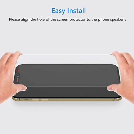 3 X High Definition Scratch Resistant Full Screen 2.5D Tempered Glass for iPhone 12 Pro Max