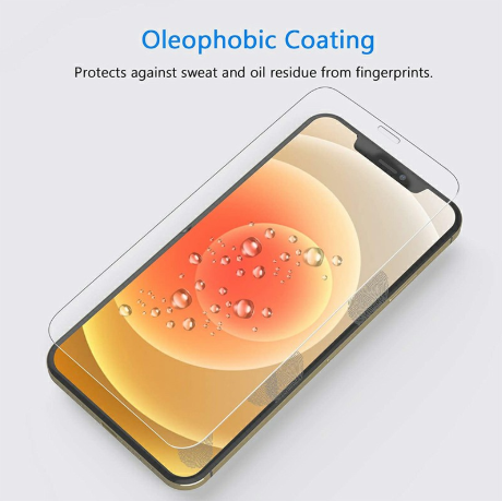 3 X High Definition Scratch Resistant Full Screen 2.5D Tempered Glass for iPhone 12 Pro Max