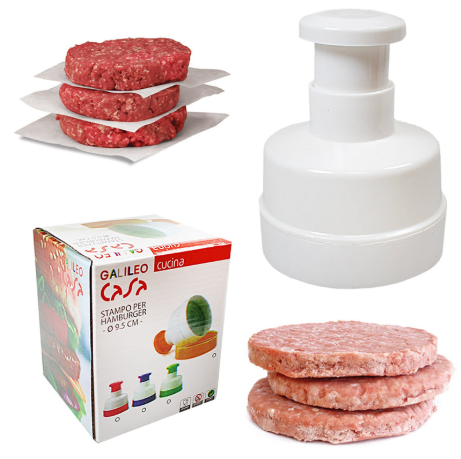 Hamburger Beef Burger Quarter Pounder Maker 9.5cm Mould Press