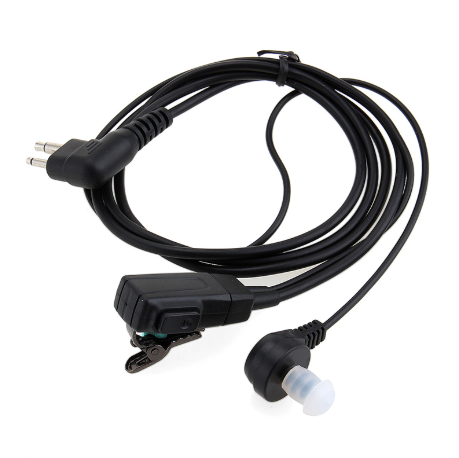2 PIN Covert Acoustic Tube Earpiece Earphone Earpods for Motorola