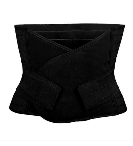 Postpartum Corset Recovery Tummy & Waist Support Belt Shaper- Black