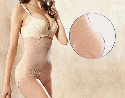 AARQ Womens Magic High Waist Slimming Knickers Briefs Firm Tummy Control Underwear Women Knickers Briefs Seamless Shapewear Shorts - Skin 3XL/4XL