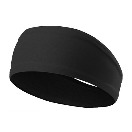 Sports Headbands Exercise Hair Bands Unisex Yoga Sweatbands for Men Women - Black
