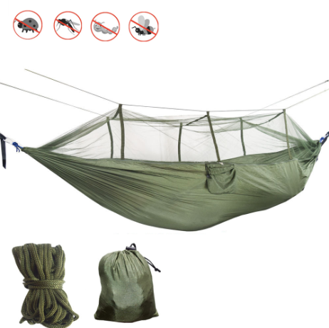 Double Person Camping Hammock with Mosquito Net