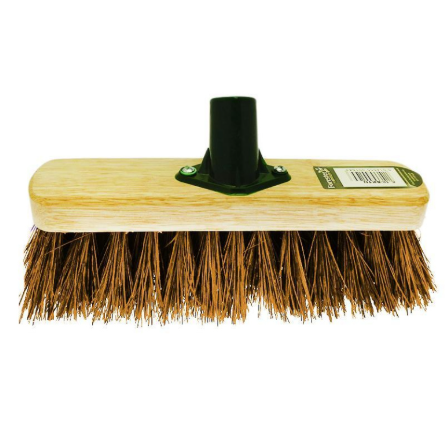 10 Inch Sweeping Bristle Brush Head Outdoor Broom Head for Garden