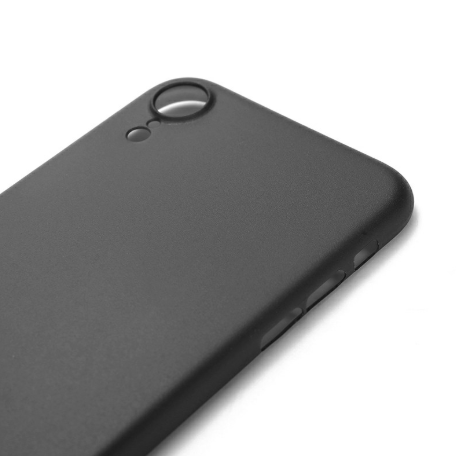 5 X PC Frosted Grind Ultra Thin Hard Case Back Cover Shell for iPhone XR - Black