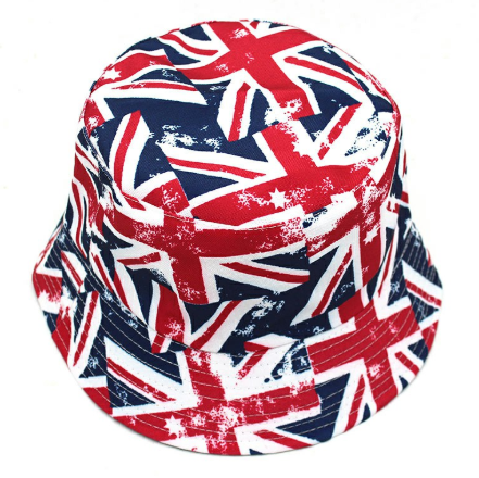 Unisex Print Reversible Bucket Hat Beach Sun Hat Aesthetic Fisherman Cap for Men Women Teens