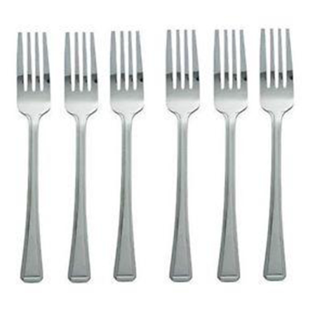 17 cm Stainless Steel Forks for Kitchen Dinning Pack of 6