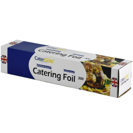 60m x 30cm Aluminium Catering Foil Thick Foil Wrap for Baking