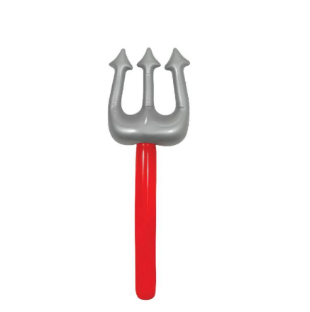 Spooky Inflatable Devils Fork Halloween Festive Fancy Dress Accessory 85cm