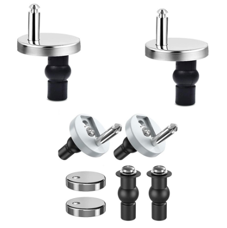 4pcs Quality Top Fix WC Toilet Seat Hinge Fittings Quick Release Hinges