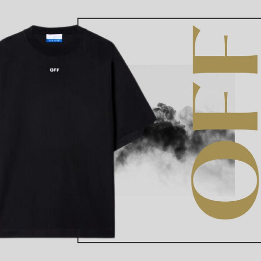 Off  Short Sleev Tee shirt cotton crew neck Soft, breathable  with a classic fit. Perfect for everyday wear, layering, or lounging in comfort and style