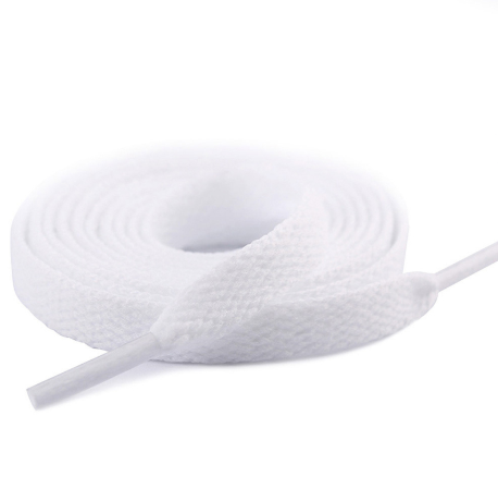 1 Pair White Laces for Trainers Durable Replacements Shoestrings Boot Laces for Men Women
