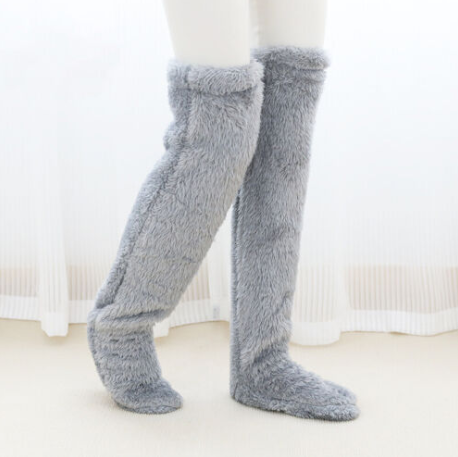 Soft Fluffy Sock Slipper Plush Cozy Socks Fuzzy Winter Socks for Women
