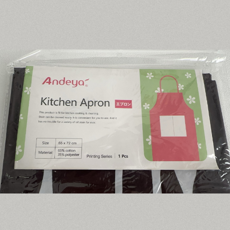 PVC Apron with Printed Design for Kitchen Baking 55 x 72 cm - Random Colour