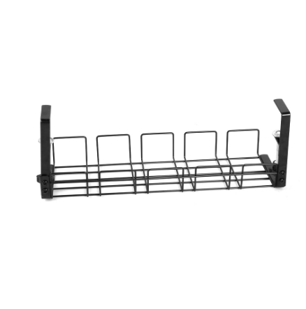 Under Desk Cable Tray Wire Cord Storage Rack Organizer No Drill Easy Install
