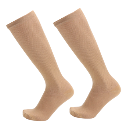 Unisex Anti-Fatigue Sport Compression Socks Varicose Vein Stocking One Pair - Skin S/M