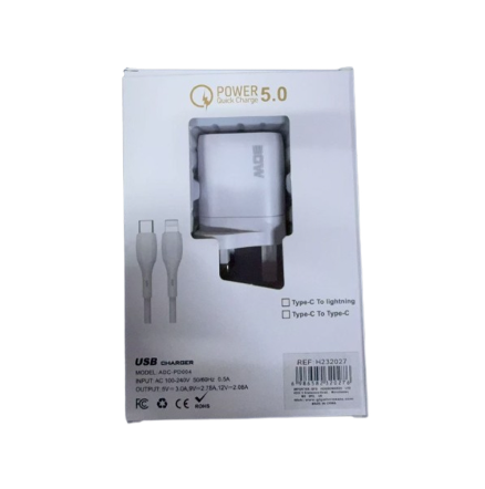 30W/Quick Charge 3.0 Fast Wall Charger For Apple iPhone/iPad/Samsung - White