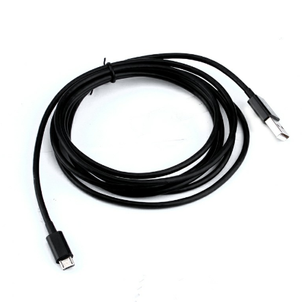 1m Micro USB Bigger Thickened Strong Data Charging Cable - Black