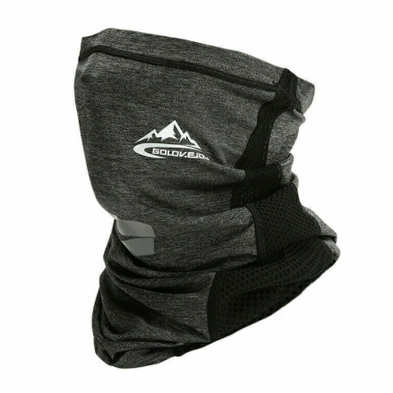Neck Gaiter Bandana Headband Cooling Face Scarf Shield Head Cover Snood Scarves - Dark Grey