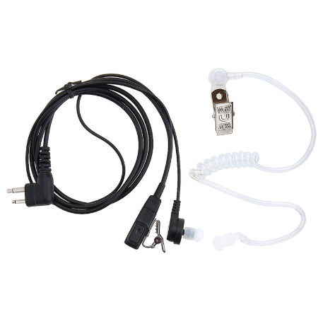2 PIN Covert Acoustic Tube Earpiece Earphone Earpods for Motorola