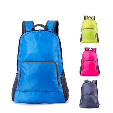 Foldable Nylon Backpack 42 x 30 x 16 cm Random Colours