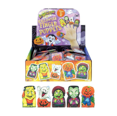 Halloween Finger Puppet 5 x 3 cm Assorted Designs - Random Sent